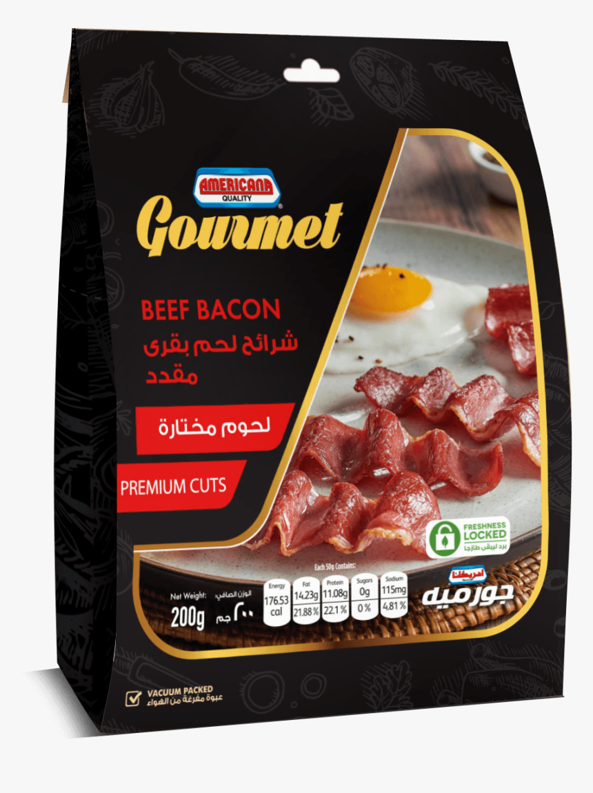 Gourmet Beef Bacon, HD Png Download, Free Download