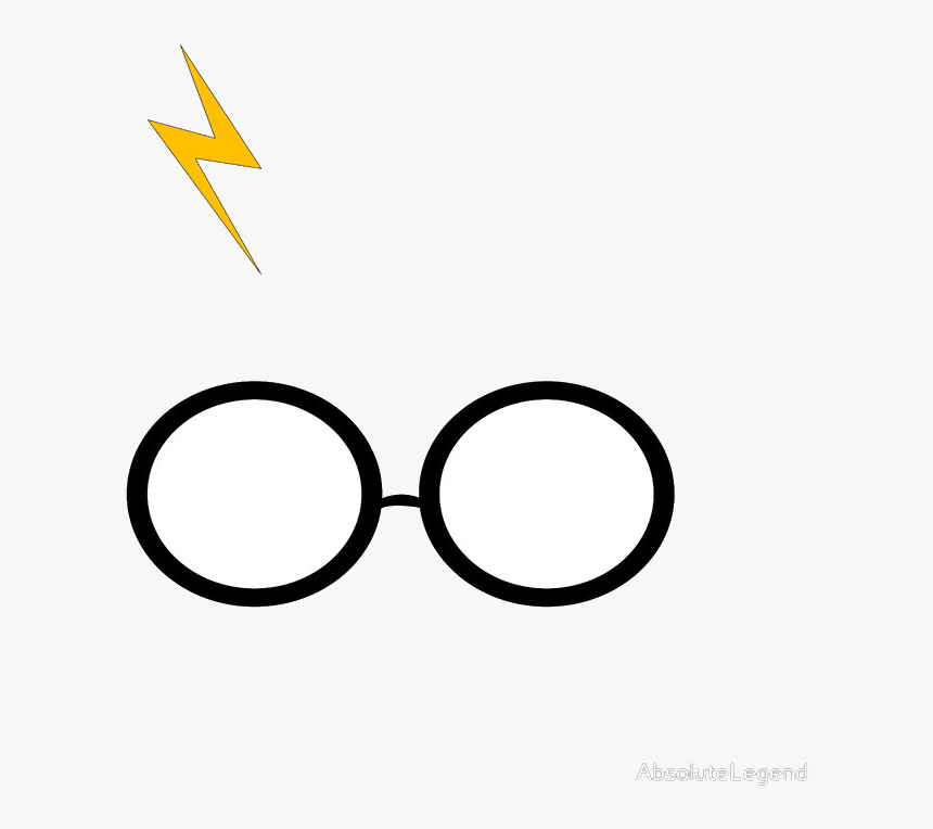 Harry Potter Glasses And Scar Transparent Png - Circle, Png Download, Free Download