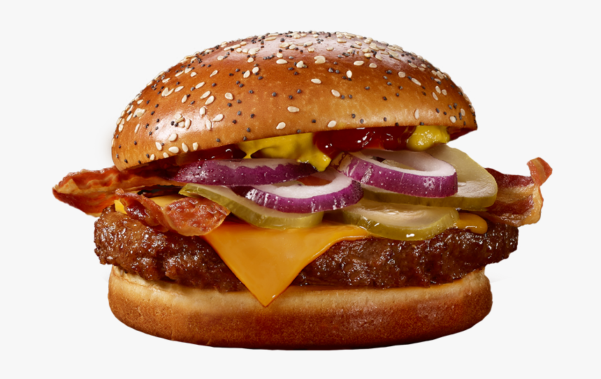 Burger-bacon - Mcdonalds Angus Burger Png, Transparent Png, Free Download