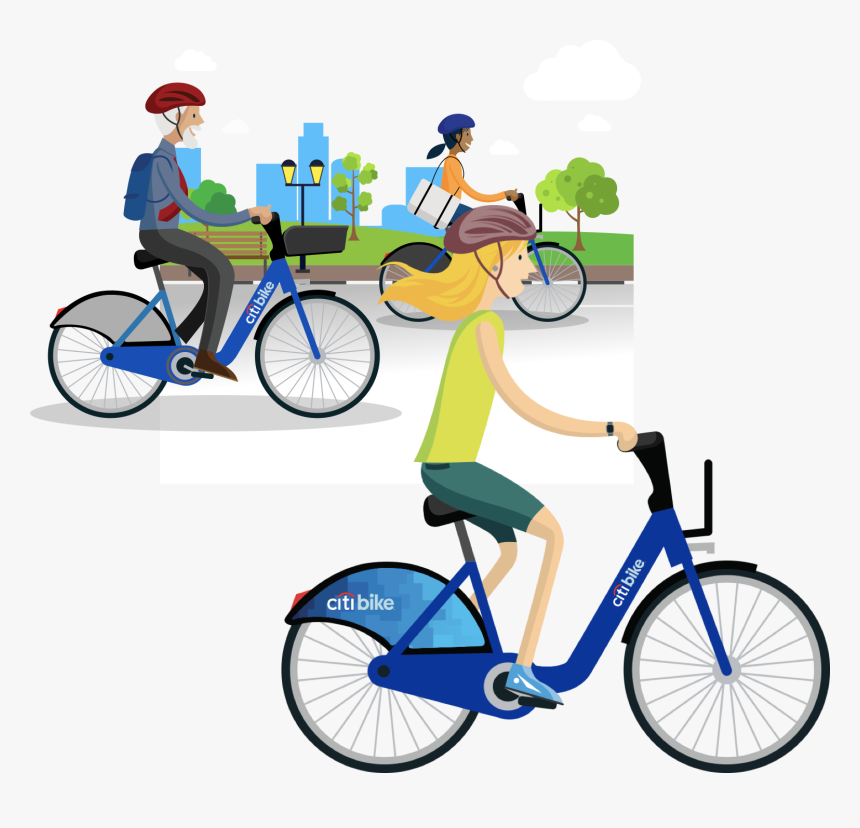 Citibike Illustration - Lyft Citi Bike, HD Png Download, Free Download