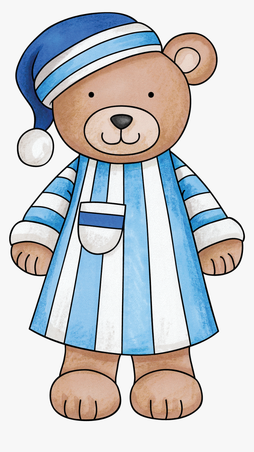Students Received Detailed Information In Their Homework - Teddy Bear In Pajamas Clipart, HD Png Download, Free Download