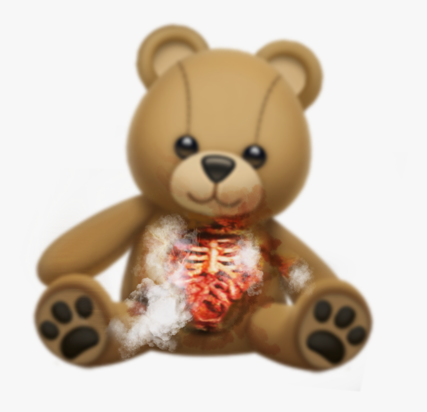 My Teddy Bear Gore Edit 🧸 - Teddy Bear Emoji Png, Transparent Png, Free Download