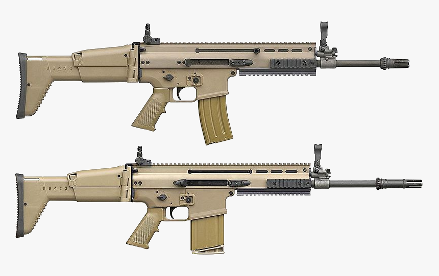 Airsoft-gun - Scar H And Scar L, HD Png Download, Free Download