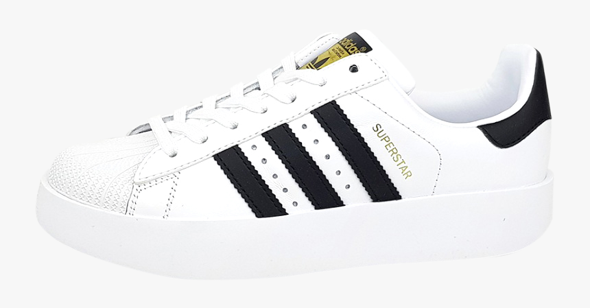 Shoe,black,tennis Shoe,product,skate Shoe,outdoor Shoe,athletic - Adidas Superstar Bold Platform, HD Png Download, Free Download