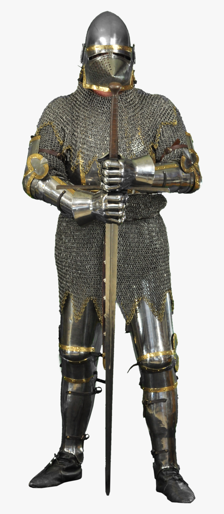 Medival Knight Png - Medieval Armor Chain Mail, Transparent Png, Free Download