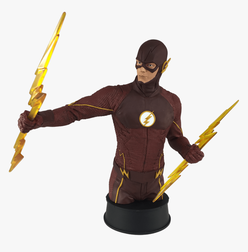 Based On The Hit Cw Show The Flash, This Hand Painted, - Flash Bust, HD Png Download, Free Download