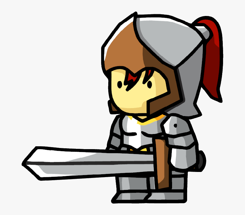 Cartoon Jousters - Scribblenauts Knight, HD Png Download, Free Download