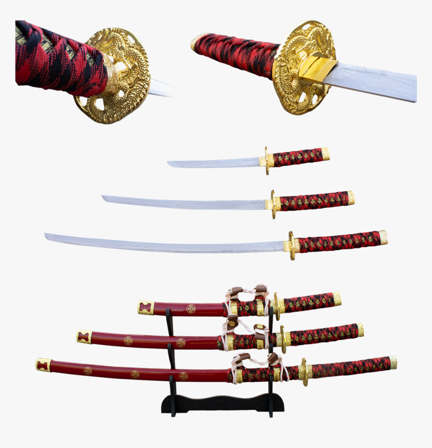 Transparent Gold Rush Clipart - Samurai Swords Transparent, HD Png Download, Free Download