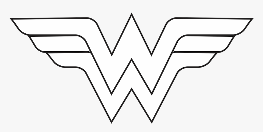 Wonder Woman Symbol White, HD Png Download, Free Download