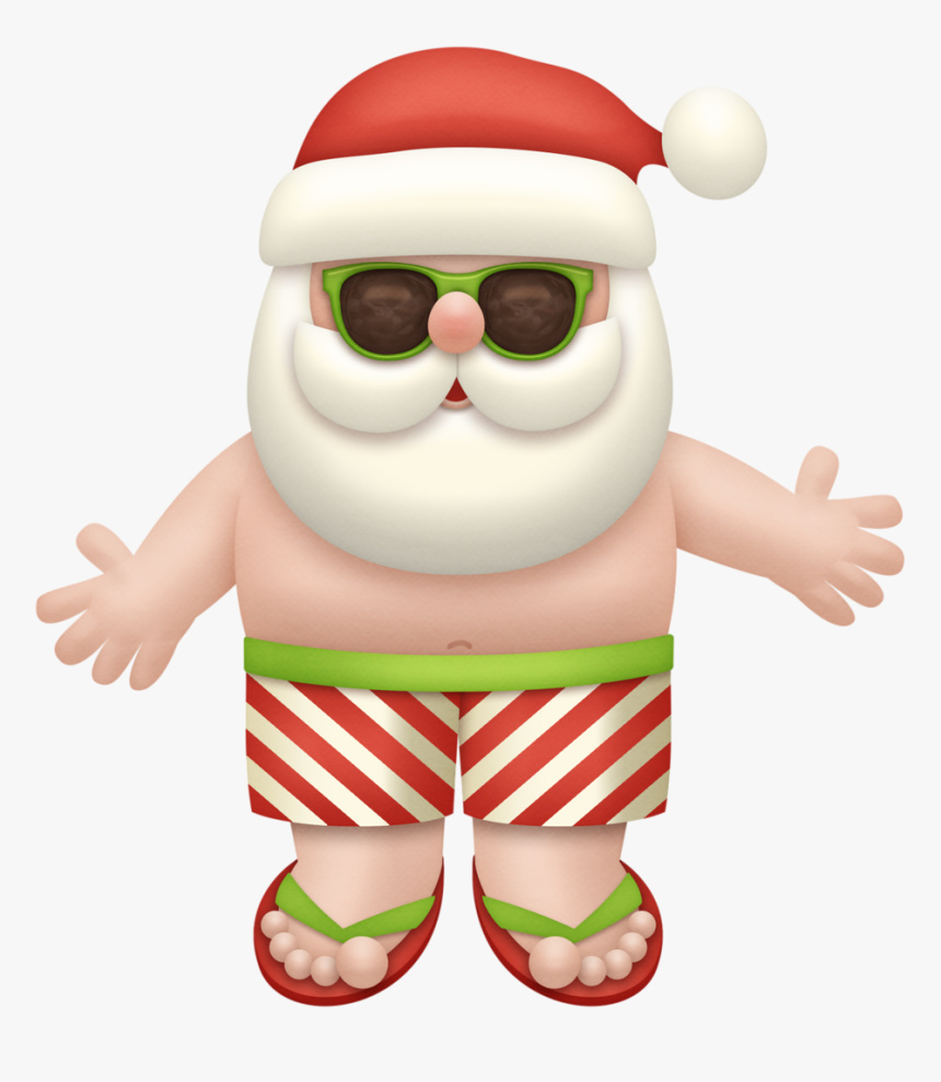 - Summer Santa Claus Png , Png Download - Santa Claus Summer Png, Transparent Png, Free Download