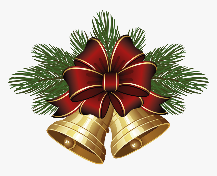 Transparent Bells Png - Navidad Pintura En Tela, Png Download, Free Download
