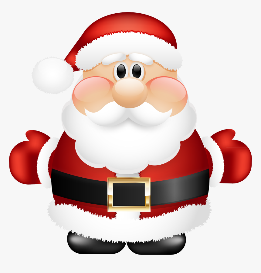 Santa Claus Clipart Transparent Background , Transparent - Santa Claus Cartoon Png, Png Download, Free Download