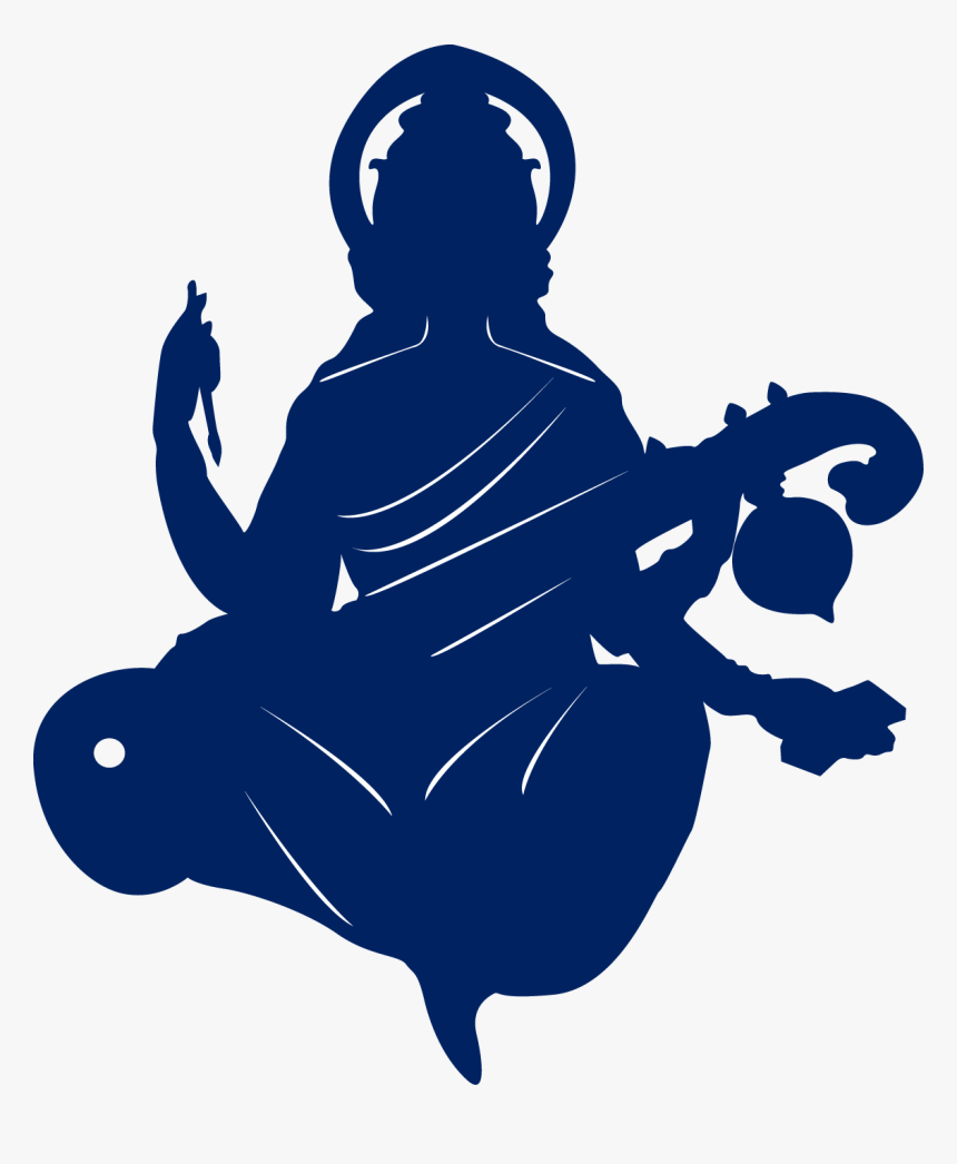 Goddess Saraswati Png Download - Logo Saraswati Png, Transparent Png, Free Download