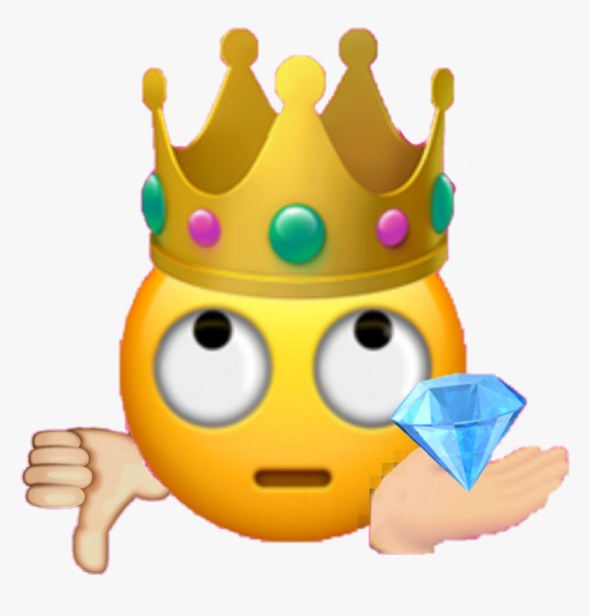 Transparent Crown Emoji Png - Transparent Background Emoji Crown, Png Download, Free Download