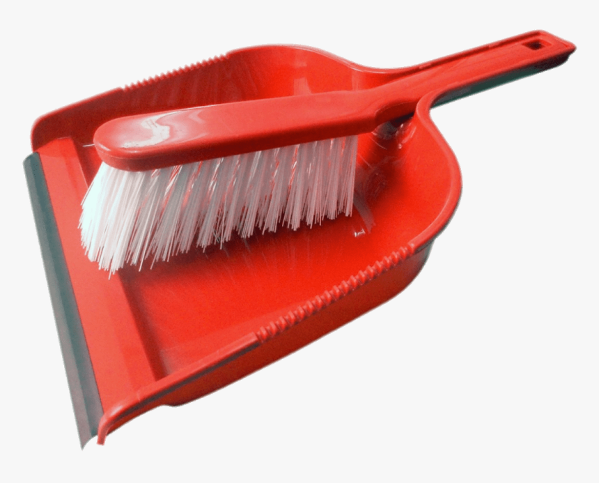 Red Dustpan And Brush Set - Dustpan Clipart Transparent Background, HD Png Download, Free Download