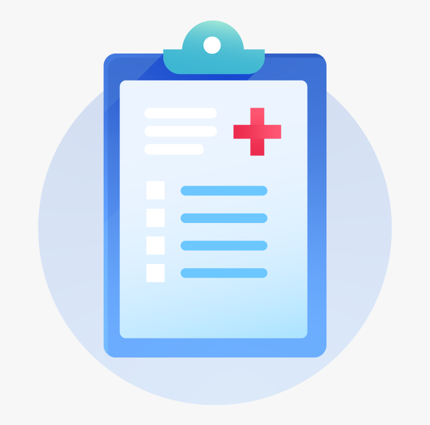 Clipboard With Medical Record, HD Png Download, Free Download