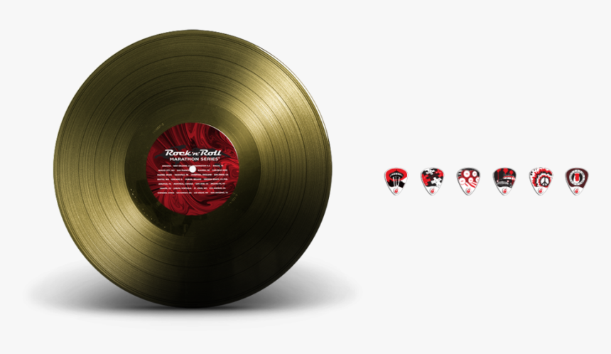 Gold Vinyl Record Psd Mockup - Vinyl Mockup Disc Psd, HD Png Download, Free Download