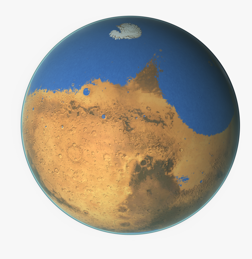 Mars 3.8 Billion Years Ago, HD Png Download, Free Download