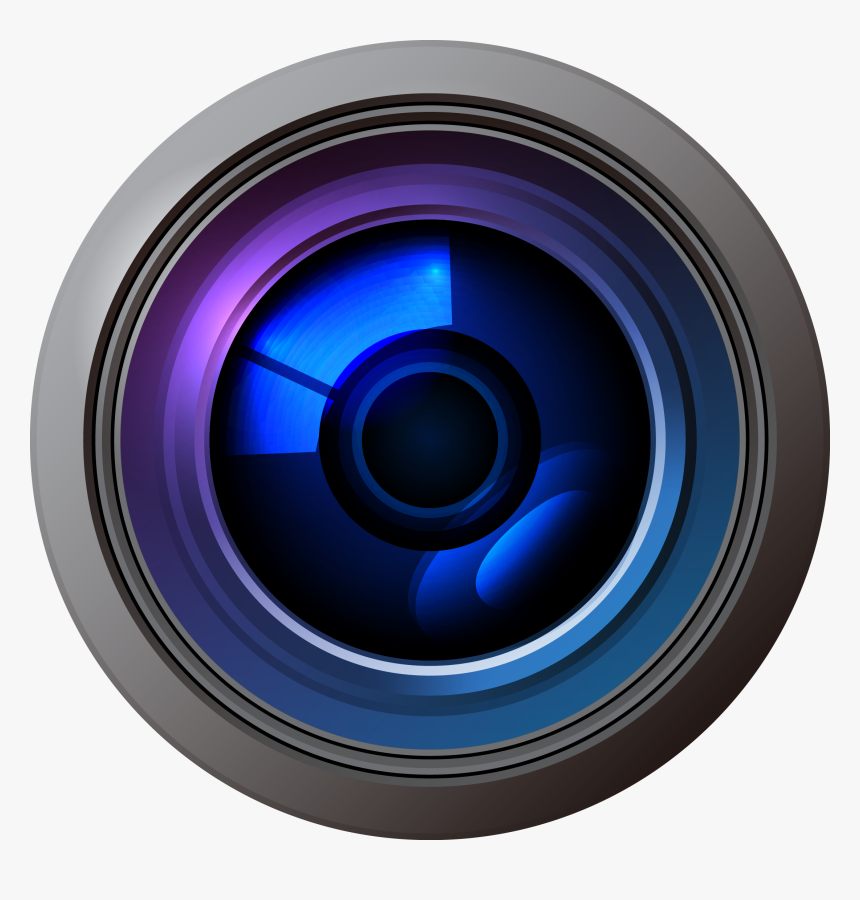 Lens Clipart Vector Camera, HD Png Download, Free Download