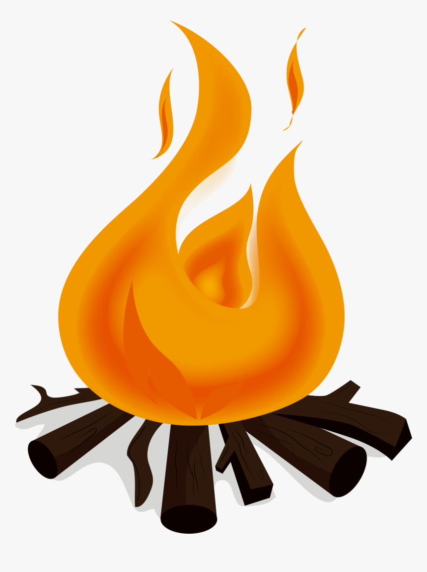 Campfire Png Vector , Png Download - Camp Fire Vector Png, Transparent Png, Free Download