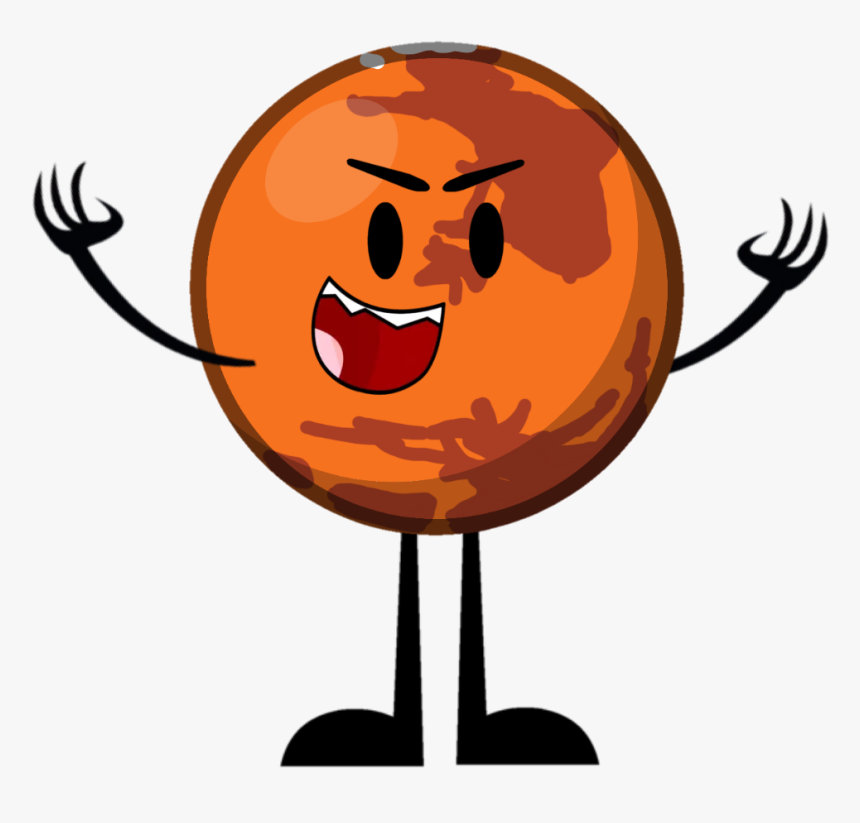 Mars Clipart , Png Download - Bfdi Mars, Transparent Png, Free Download