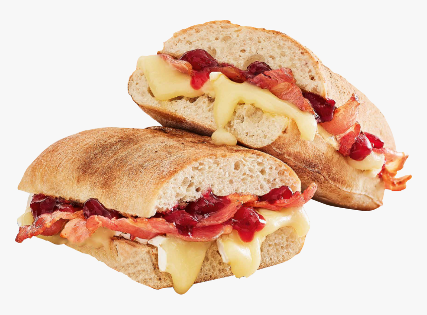 Costa"s Brie, Bacon And Cranberry Panini Is Dripping - Bacon Cranberry And Brie Panini, HD Png Download, Free Download
