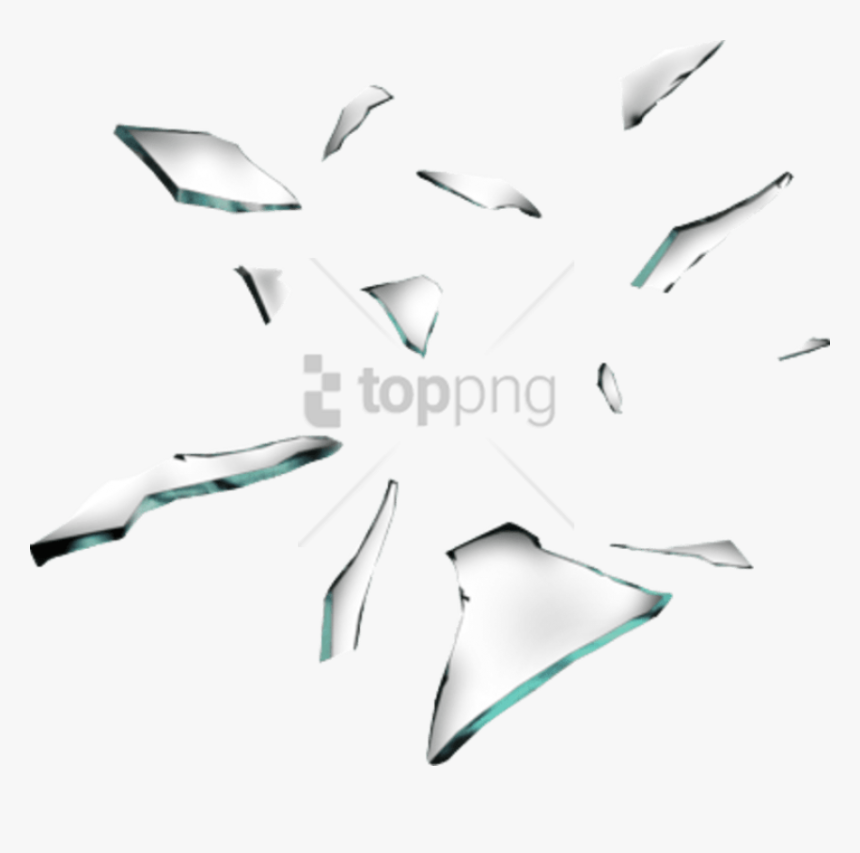 Shattered Glass Transparent Png - Broken Glass Pieces Png, Png Download, Free Download