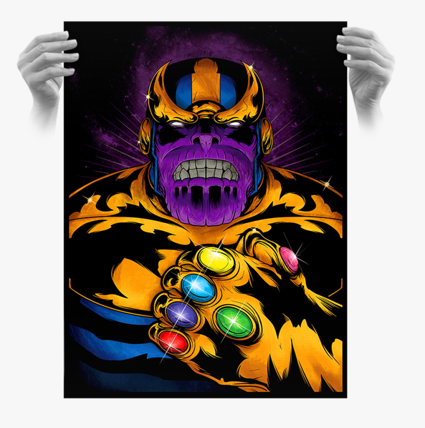 The Infinity Gauntlet Ap Screen Print By Matthew Johnson - Screen Print Horror Movie, HD Png Download, Free Download