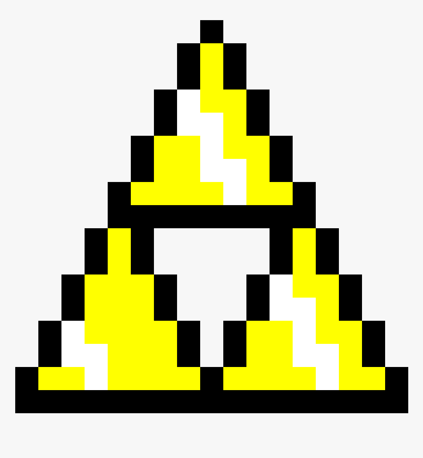 Triforce Pixel Art, HD Png Download, Free Download