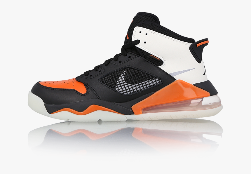 Jordan Mars 270 "shattered Backboard" - Jordan Mars White Black And Orange, HD Png Download, Free Download