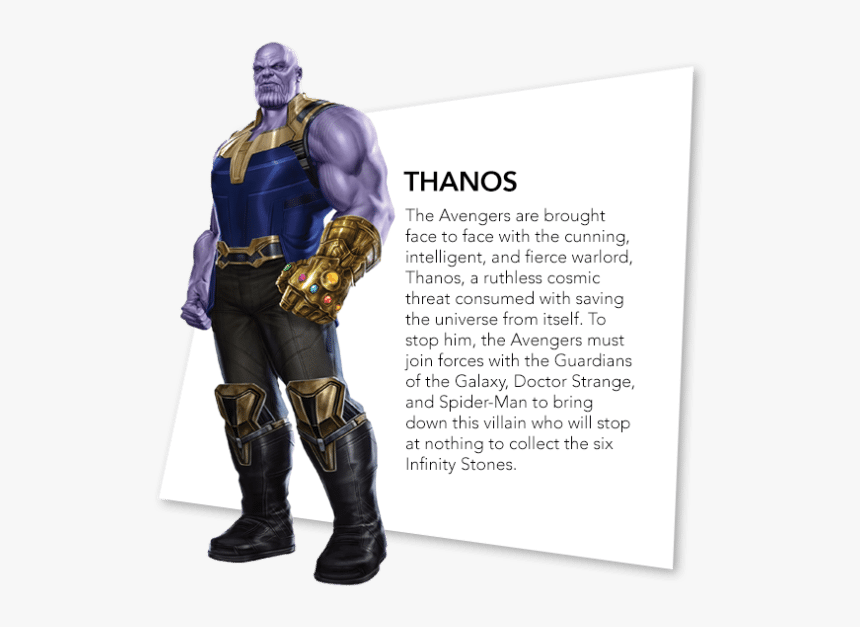 Avengers Infinity War Characters Thanos, HD Png Download, Free Download