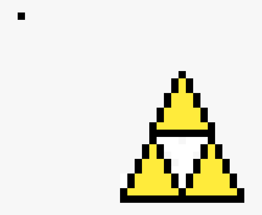Pixel Art Triforce, HD Png Download, Free Download