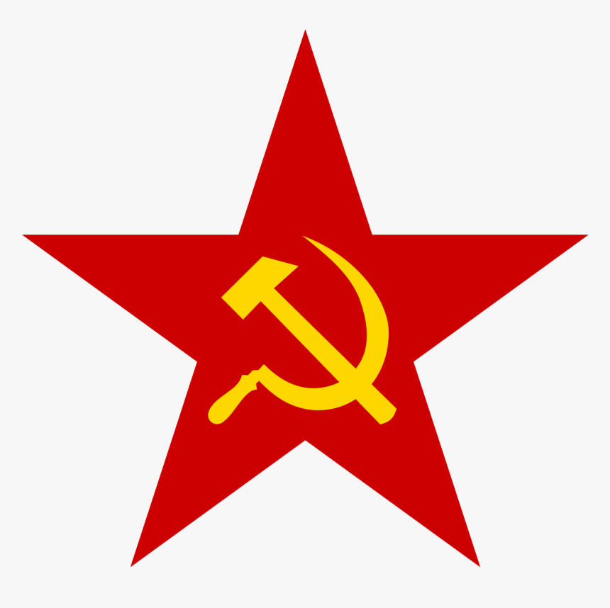 Soviet Union Red Star Communism Hammer And Sickle Communist - Stars Clipart Red, HD Png Download, Free Download