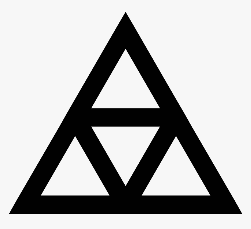 The Icon Is A Depiction Of The Triforce, A Game Element - Kkk Triangle, HD Png Download, Free Download