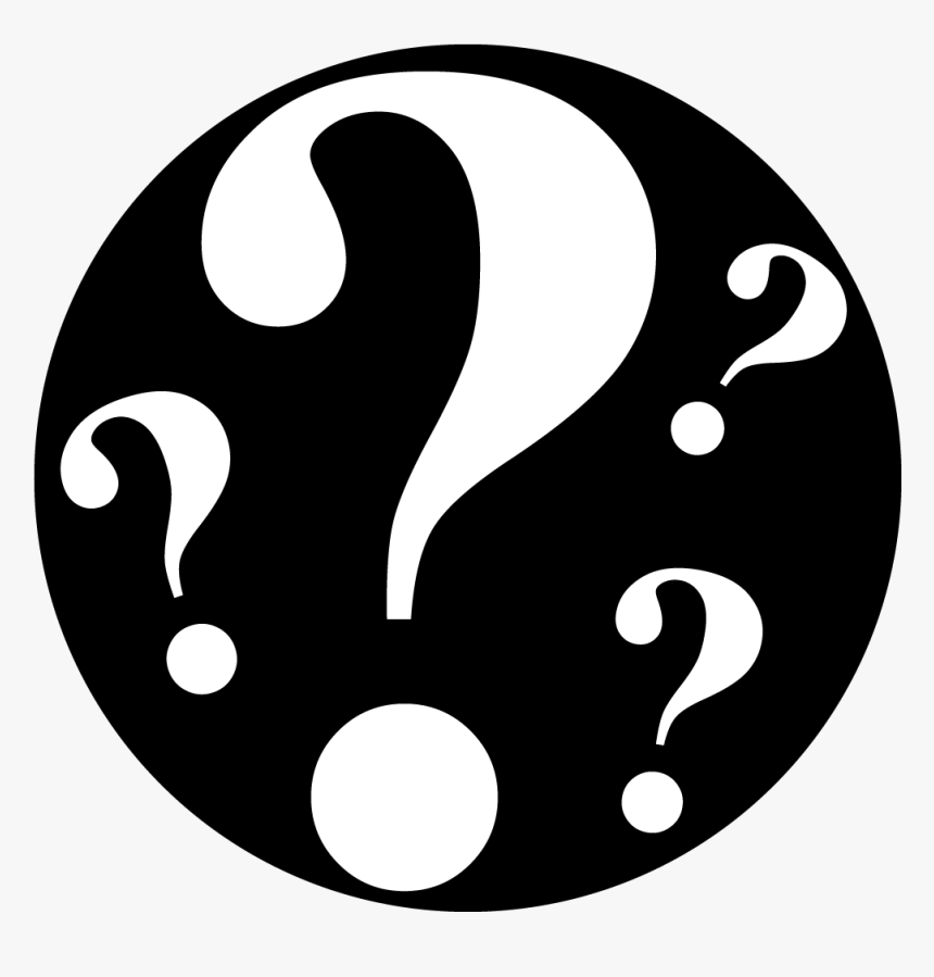 Question Marks , Png Download - Question Marks Black And White, Transparent Png, Free Download