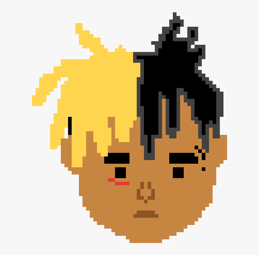 Pixel Art Xxxtentacion - Xxxtentacion Pixel Art Minecraft, HD Png Download, Free Download