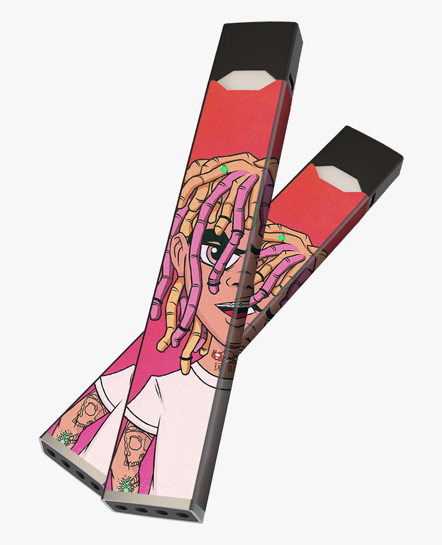 Transparent Lil Pump Lean Juul Pack Of Sticker - Skateboarding, HD Png Download, Free Download