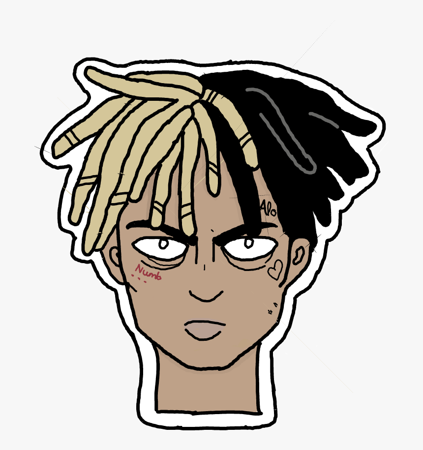 #xxxtentacion - Cartoon With White Background, HD Png Download, Free Download