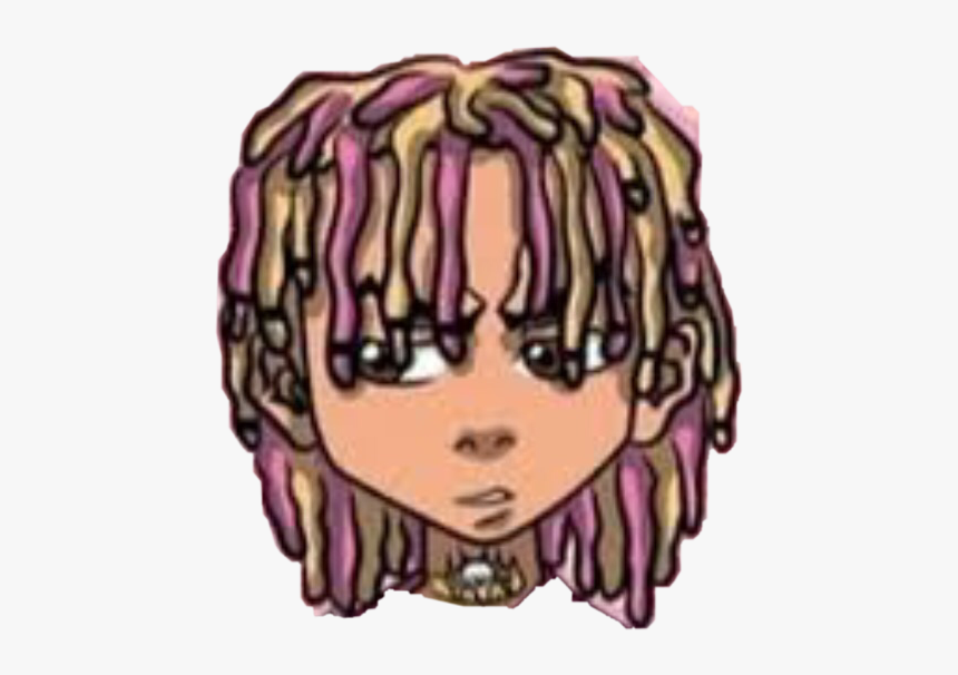 #lilpump Who Want Lil Pump Heads#freetoedit - Lil Pump Cartoon Transparent, HD Png Download, Free Download