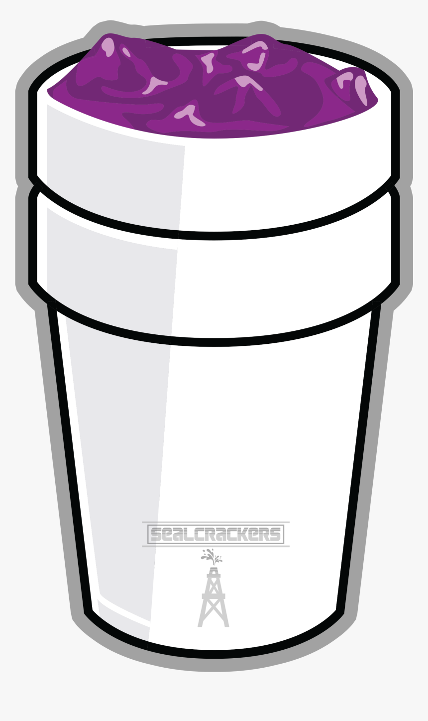 Youtube Purple Drank Clip Art Cups Transprent - Lean Cup Png, Transparent Png, Free Download