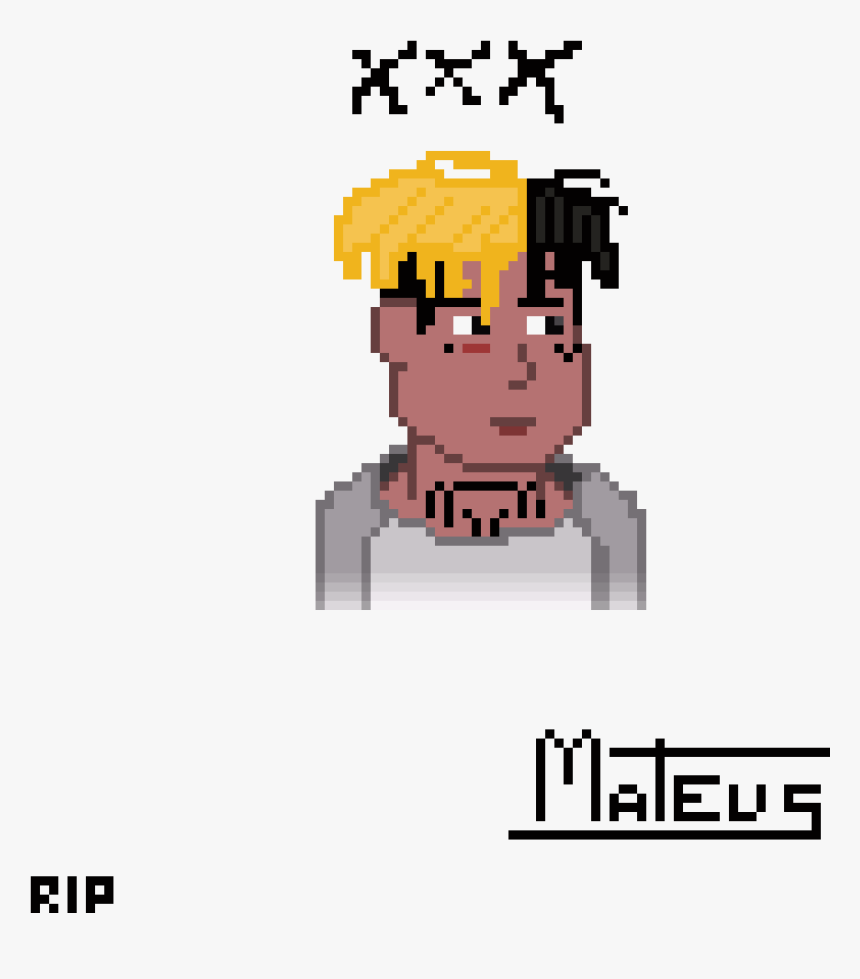 Pixel Art Xxxtentacion Simple, HD Png Download, Free Download