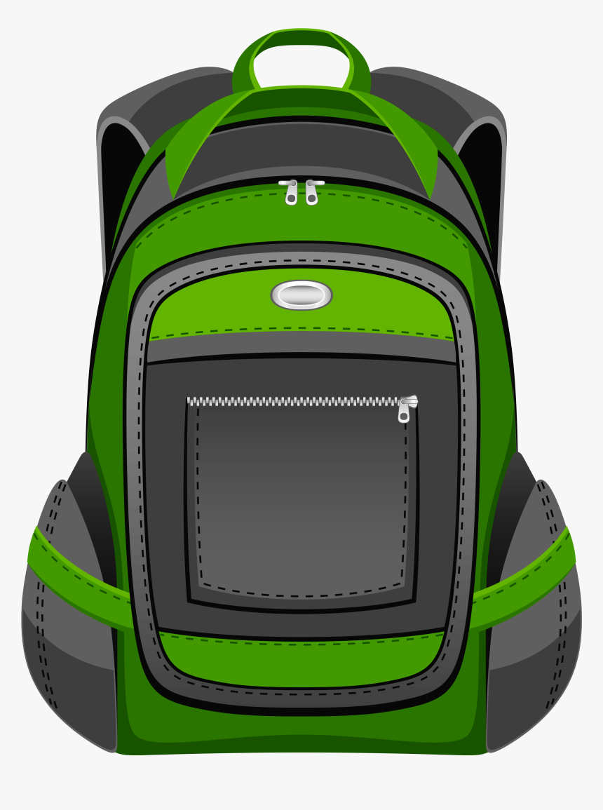 Backpack Clip Art - School Bag Vector Png, Transparent Png, Free Download