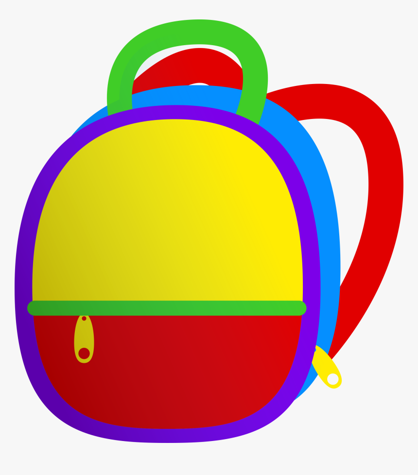 Kids Backpack Clip Arts - Clipart Kids Backpack, HD Png Download, Free Download