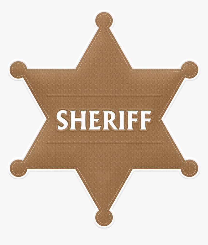 Badge Sheriff Royalty-free Clip Art - Emblem, HD Png Download, Free Download