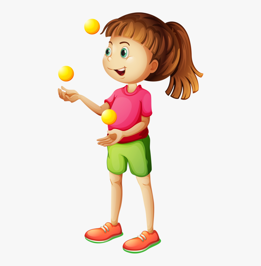 Cartoon Kid Png - Juggling Clipart, Transparent Png, Free Download