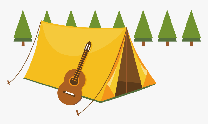 Camping Summer Camp Tent Illustration - Tent Illustration, HD Png Download, Free Download