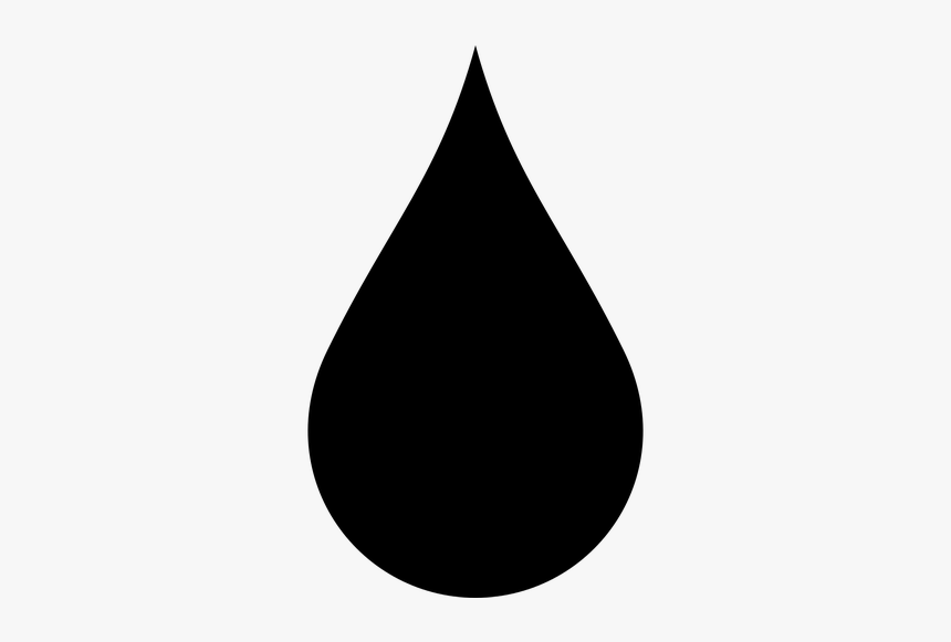 Teardrop Black And White, HD Png Download, Free Download