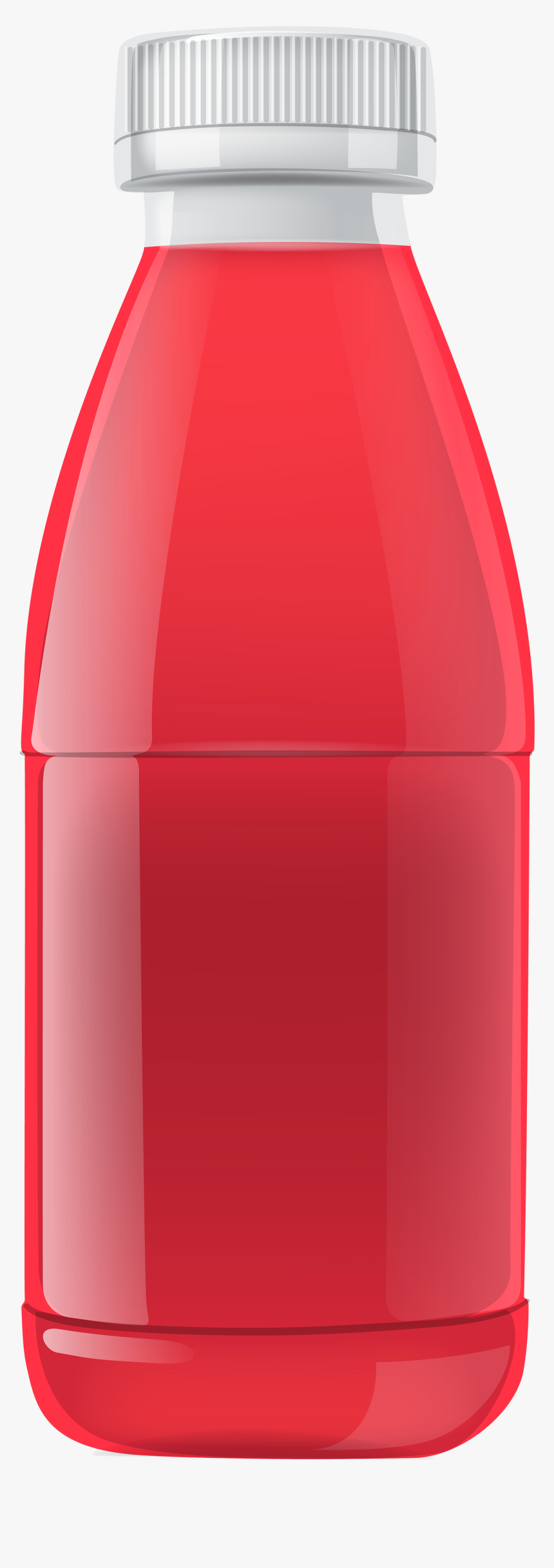 Red Juice Bottle Png Clipart - Juice Bottle Clipart Png, Transparent Png, Free Download