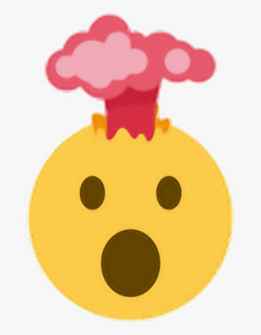 Explode Brain Volcano Shocked Impressed Emoji Emoticon - Mind Blown Emoji Twitter, HD Png Download, Free Download