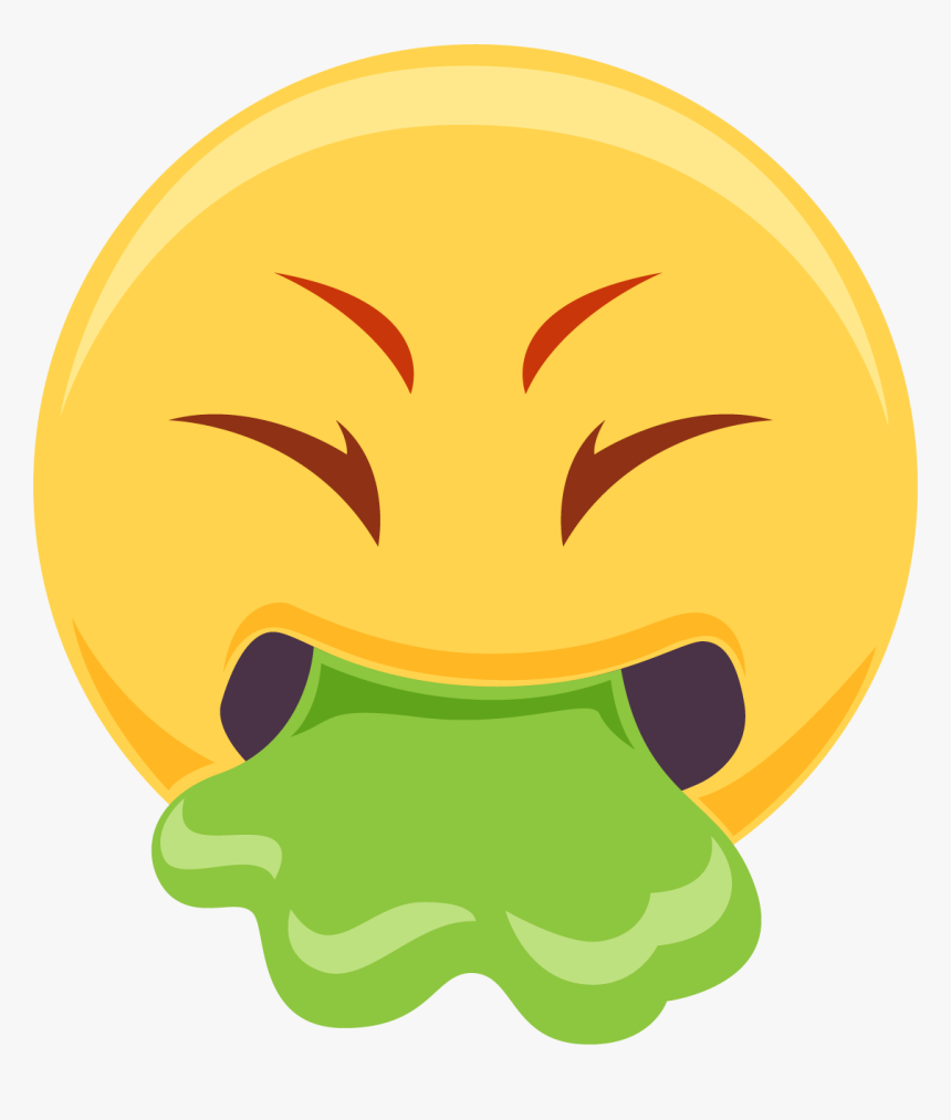 Vomit Emoji Transparent Background, HD Png Download, Free Download